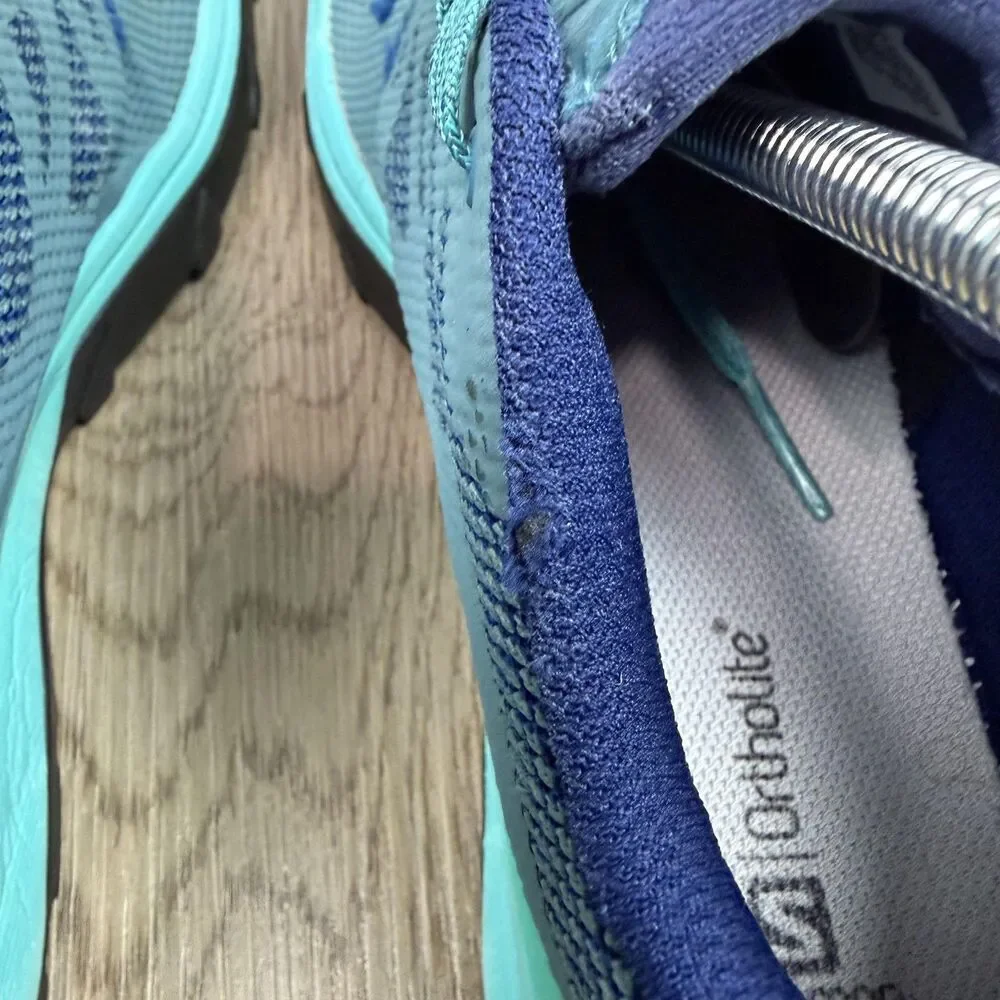 Salomon Shoes Womens Size 10 Blue Teal Trail Running Contagrip 407469 Sneakers